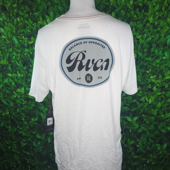RVCA Other - RVCA Men's Standard Wash Regular Fit White T-Shirt - Size: 2X - NWT